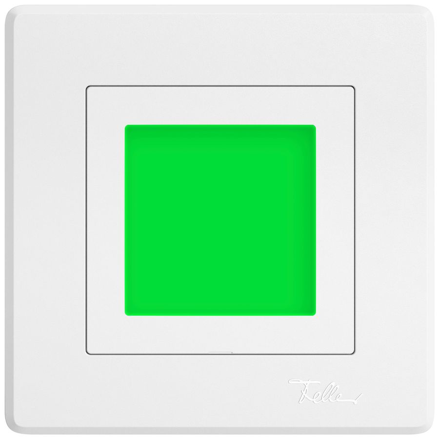 UP-LED-Leuchte EDIZIO.liv SNAPFIX® LED-grün 24V ws