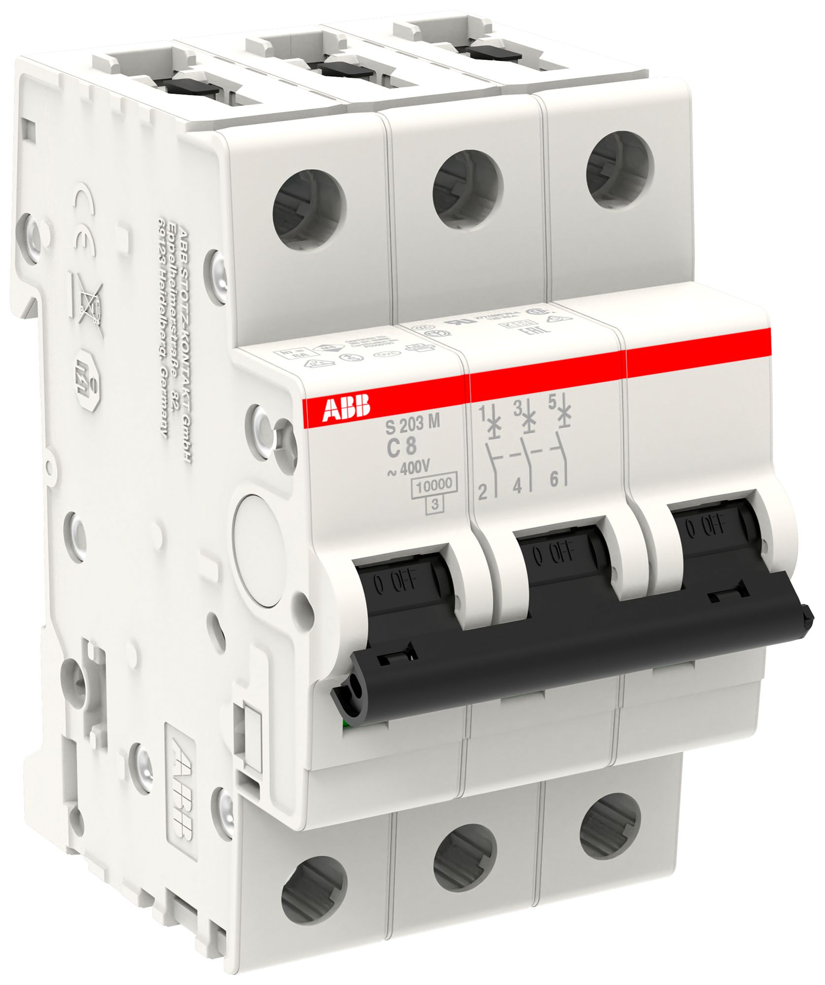 Disgiuntore ABB S203M-C8 8A C 10kA