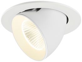 LED-Downlight SLV NUMINOS GIMBLE L 17W 2700lm 4000K MB DALI Ø160×115mm ws
