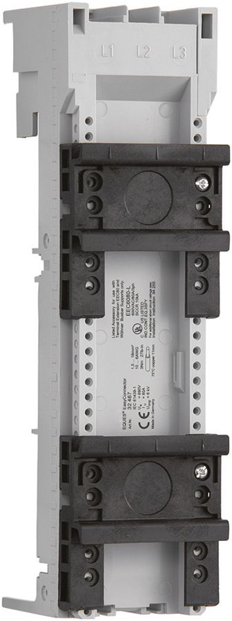 Adattatore universale 54mm 690V 80A guida coll.5/10mm mors.raccordo 16mm² alto