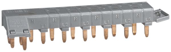 Barre collectrice HX3 3PN 63A 6 modules