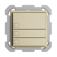 UP-KNX-Taster RGB EDUE, 250mW, m.RGB-LED, 3×Taste, 1×Tastenb., van