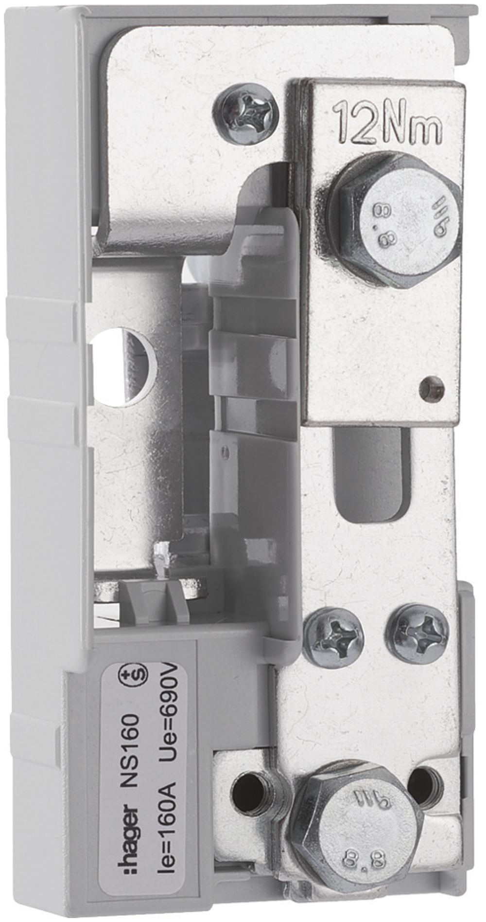 Neutralleitertrenner Weber 160A weber.vertigroup DIN00 Stromschiene aufschrauben