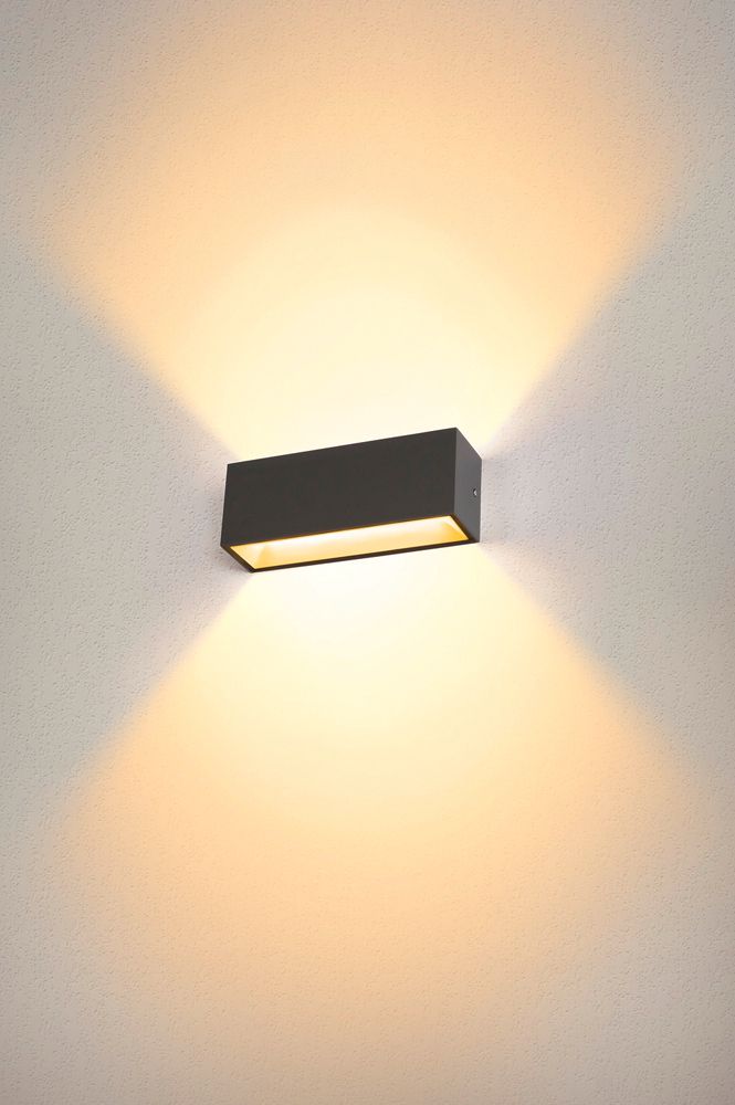 LED-Wandleuchte SLV SITRA L UP/DOWN 24W 2700lm 3000/4000K 105° IP65 anthrazit