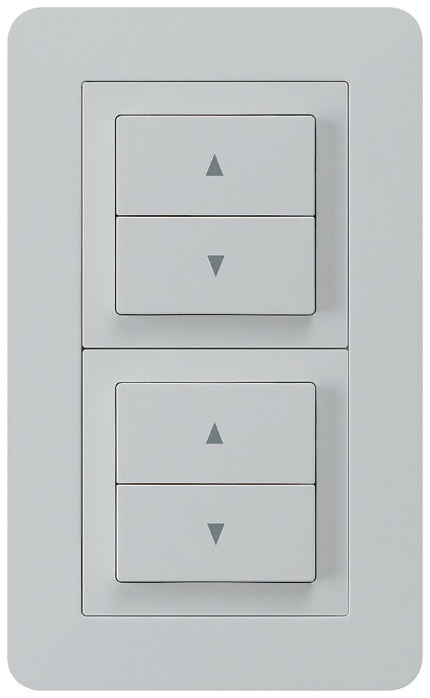 UP-Kombination kallysto.trend Gr.I-I vertikal 2×Storenschalter lichtgrau