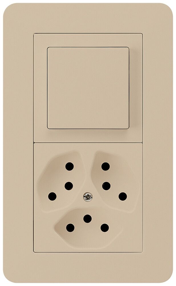 UP-Kombination kallysto.trend Gr.I-I vertikal Impulstaster+Kombi S3/Typ 13 beige
