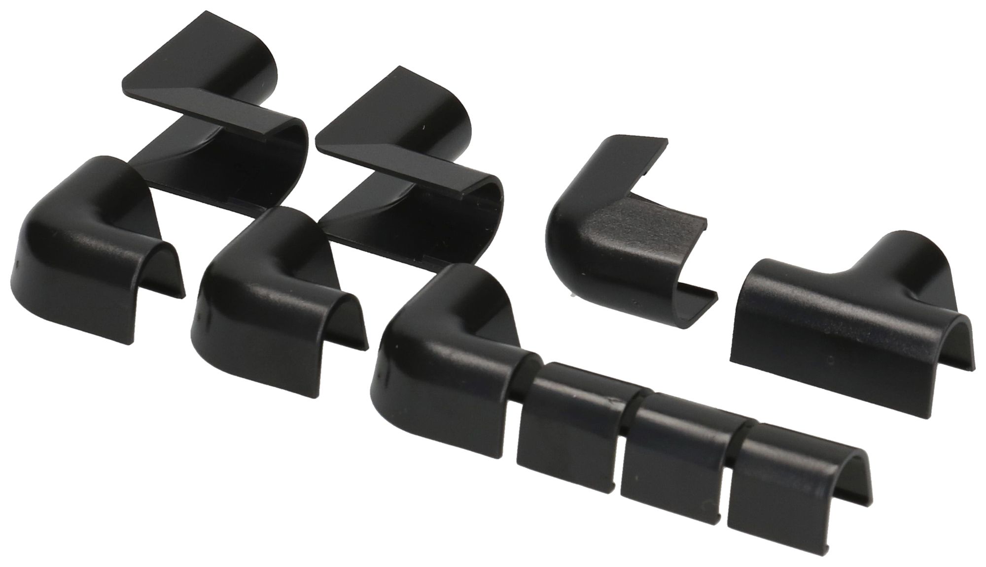 Verbindungs-Set MH cablefix 15×10mm schwarz