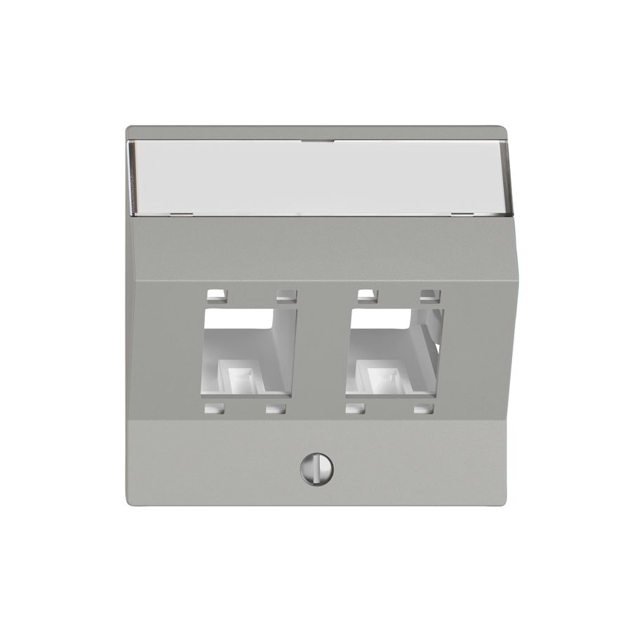 Kit di montaggio EDIZIO.liv SNAPFIX® per freenet cat.5e/6 adattatore 2× grc