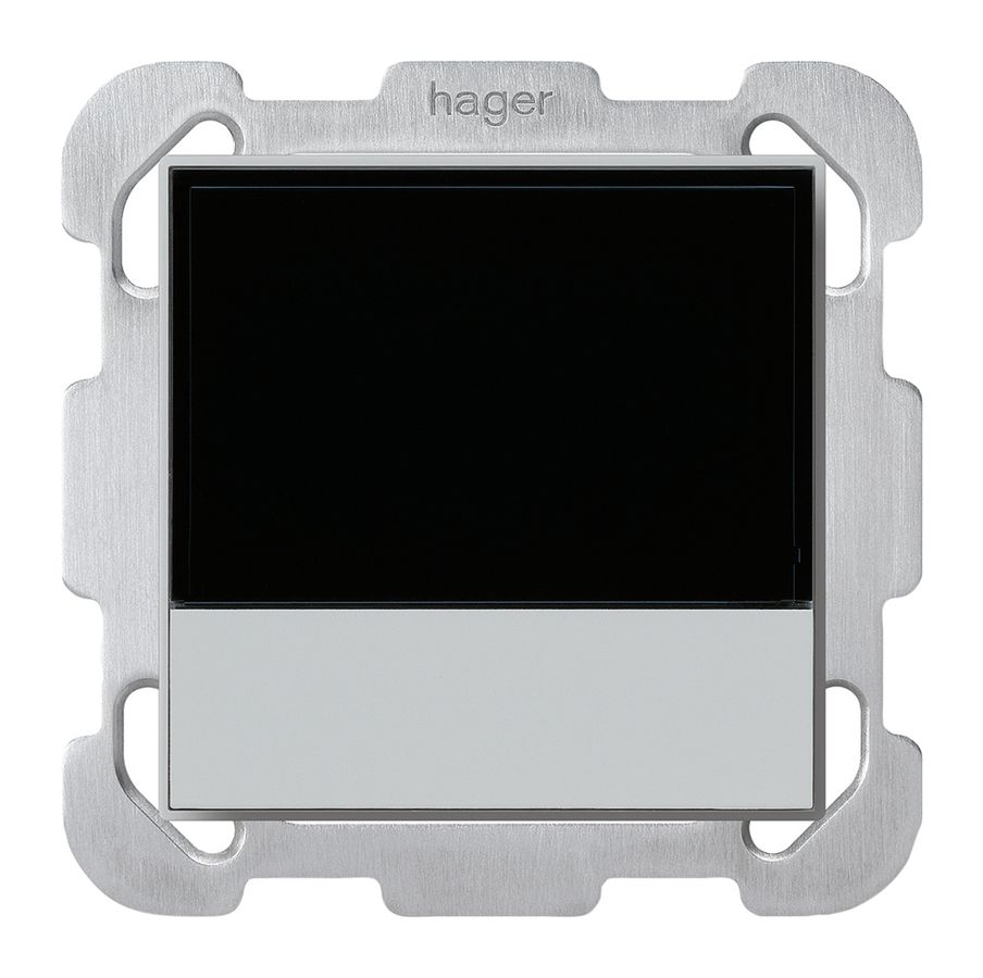 UP-Raumtemperaturregler kallysto B KNX s/e-link mit Tasten hellgrau