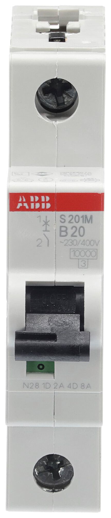 Disjoncteur ABB S201M-B20 20A B 10kA