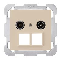 UP-Antennendose R/TV HMS kallysto B 19dB beige