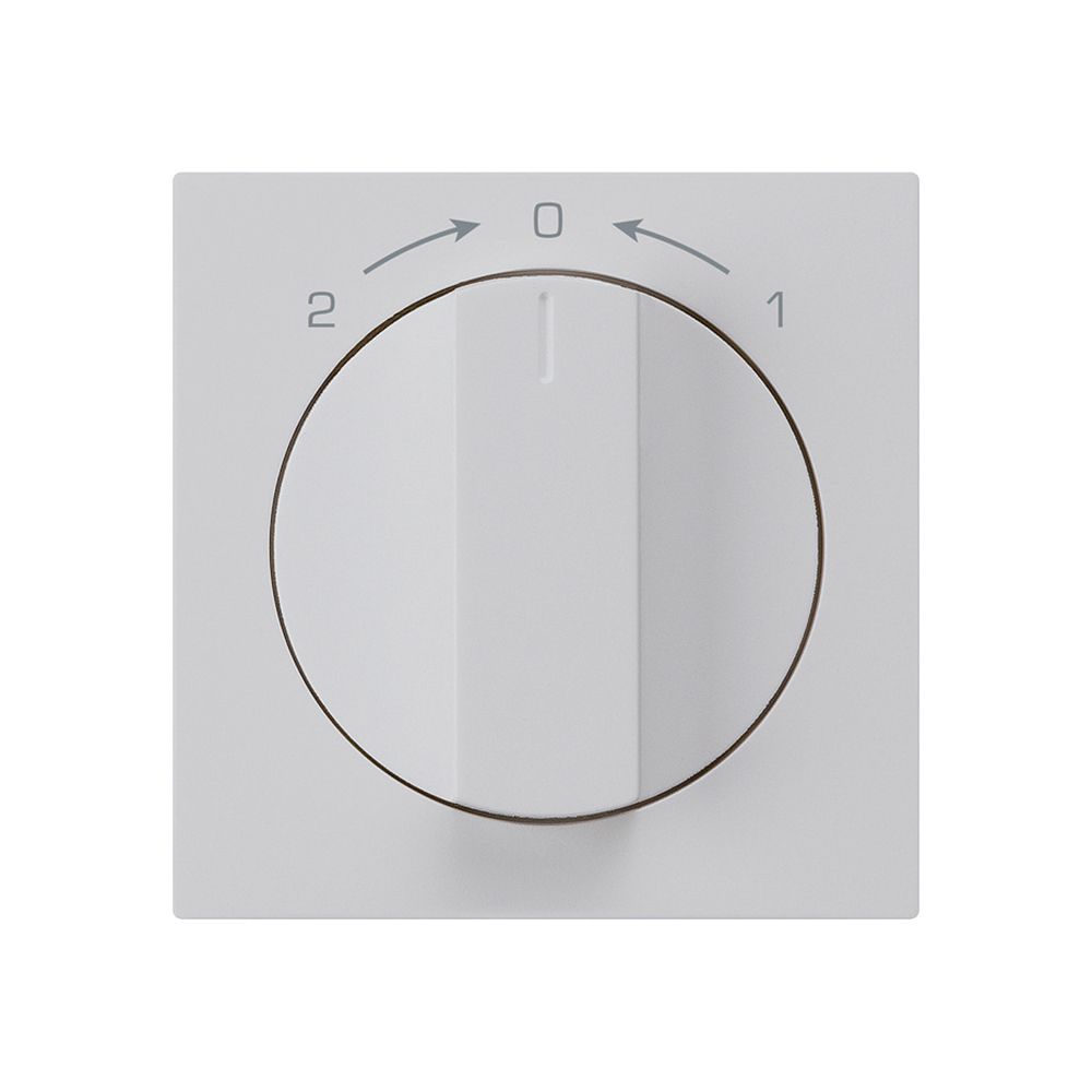 Schwenktaster 1->0<-2 hellgrau kallysto mit Drehgriff