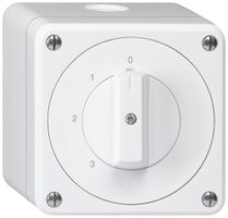 AP-Drehschalter robusto IP55 Schema 5/1P weiss