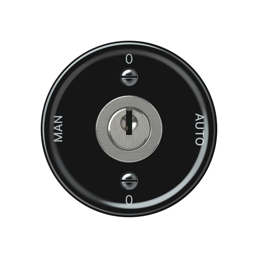 Schlüsselschalter origin Umschalter 2/1L 16A 250V 0-AUTO-0-MAN 60×60mm schwarz