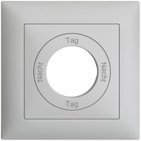 Kit frontal Nacht-Tag-Nacht-Tag EDIZIOdue 88×88mm gris clair