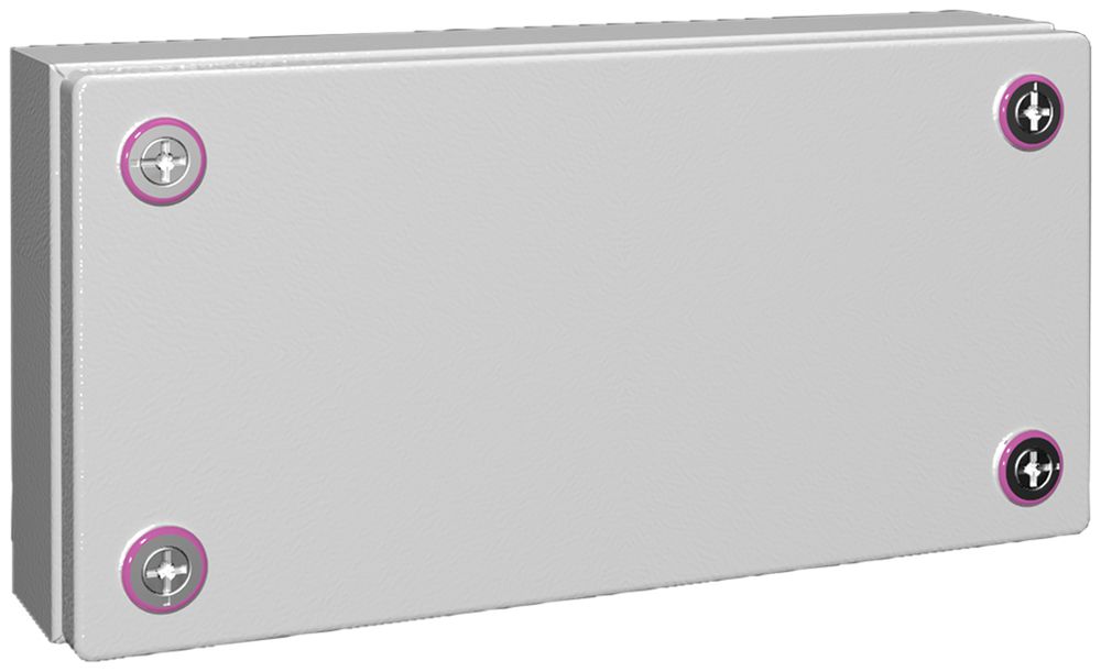 Petit boîtier Rittal KX Jonction, IP66, 300×150×80mm, tôle d'acier