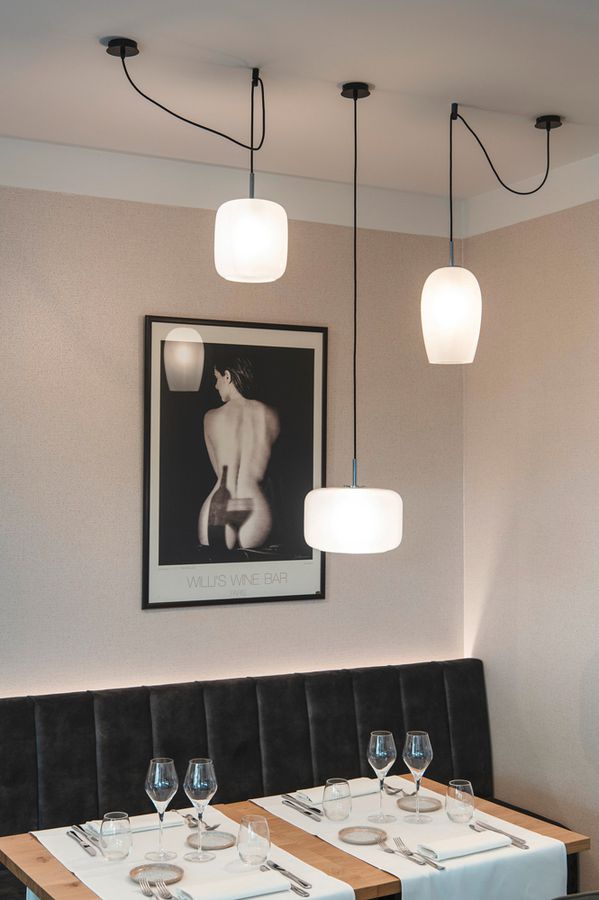 Pendelleuchte SLV PANTILO 28 E27 15W DIM direkt weiss/chrom