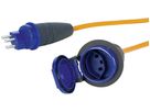 Câble de rallonge Steffen EPR-PUR 3×2.5mm² 5m T23/T23 pour l'industrie orange