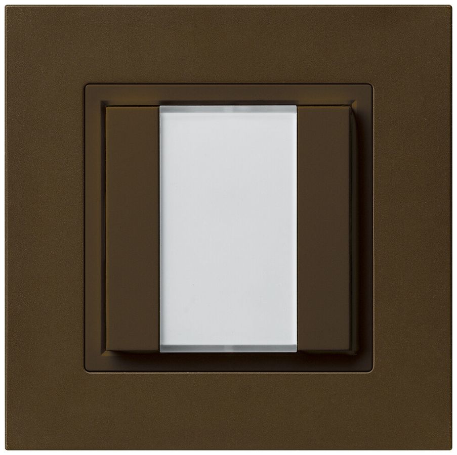 Poussoir universel ENC 2×kallysto.pro avec LED brun