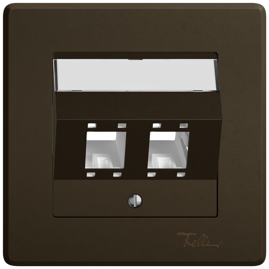 UP-Montageset EDIZIO.liv SNAPFIX® für freenet Kat.5e/6 Adapter 2× br