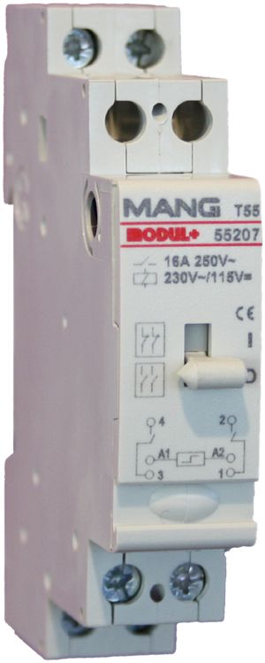 Teleruttore Mang 2C 16A 48VAC/24VDC T55/55255