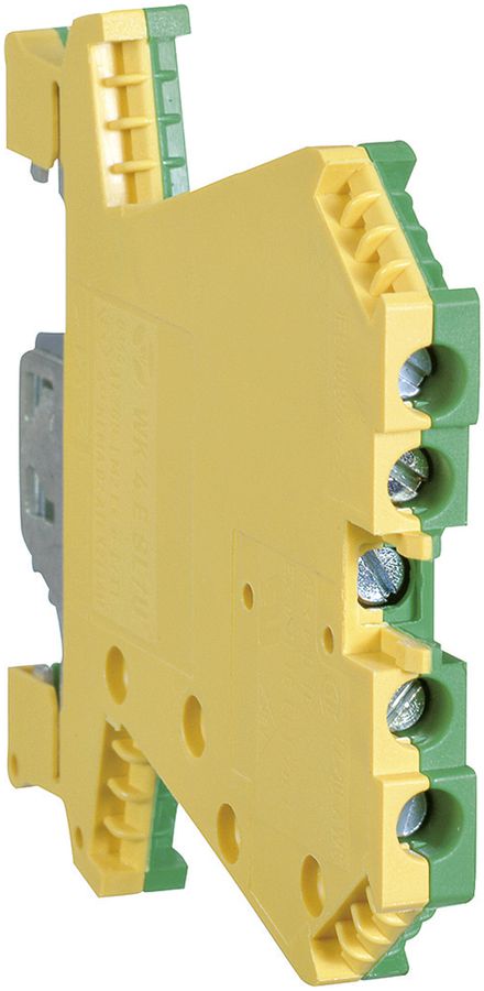 Morsetto a 2 piani Hager 4mm², 2×PE, a vite