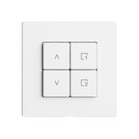 Bedienaufsatz zu Storenschalter EDIZIOdue Wiser 1K 4T ws