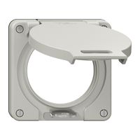 Deckel mit Klappdeckel NEVO Ø60mm abschliessbar lgu (Dicht.sz)