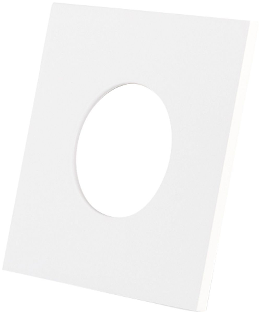 Anello decorativo DOTLUX, p.Downlight LED MULTI/MULTIsun, 84×84mm bianco opaco
