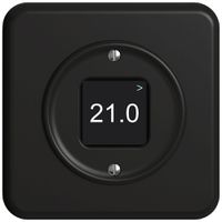 Capteur de température ambiante ENC STANDARDdue Wiser SNAPFIX® 230V 5…30°C noir