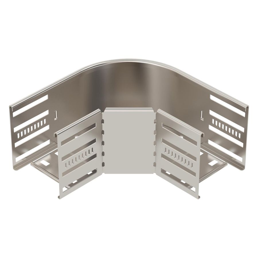 Bogen BET RB 90° 110×100mm Edelstahl A2 blank