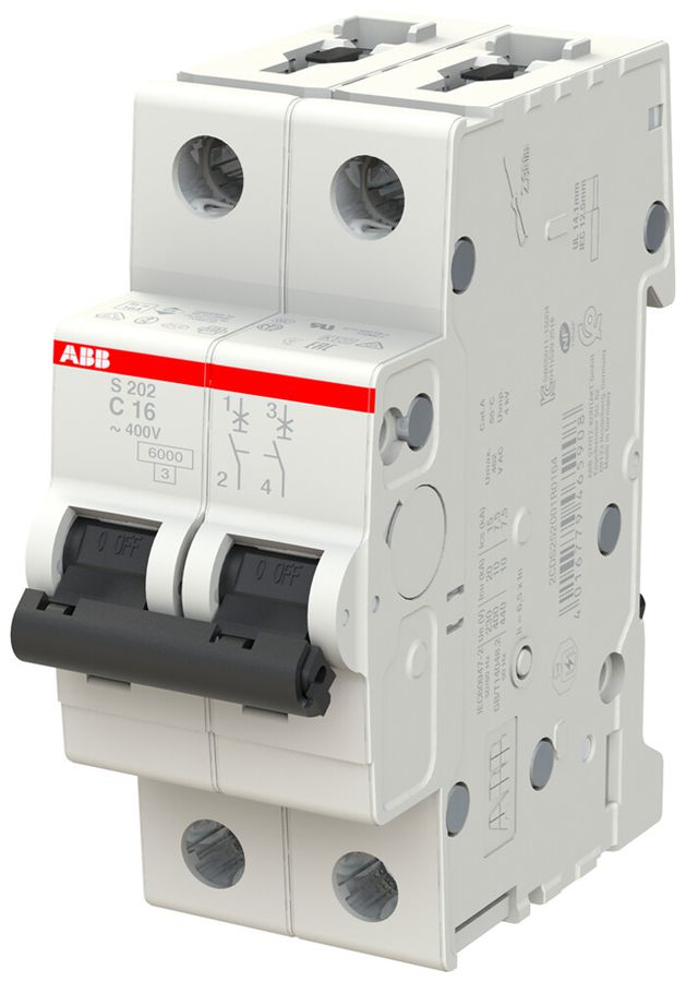 Leitungsschutzschalter ABB S202-C16 16A C 6kA