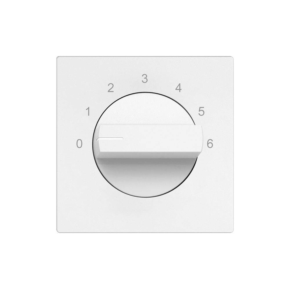 Interrupteur rotatif EDIZIO.liv poign.6 gra.1P 0-1-2-3-4-5-6 p=60mm bc