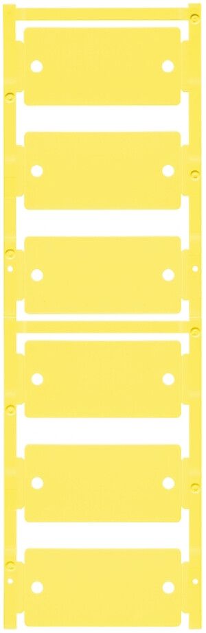 Marcatore per apparecchi Weidmüller MultiCard CC 30×60mm PA66 giallo