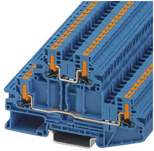 Morsetto a due piani PX PTTBV 2.5 BU