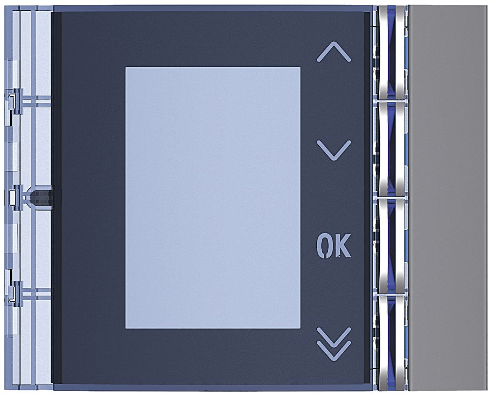 Frontblende für Displaymodul graphitgrau