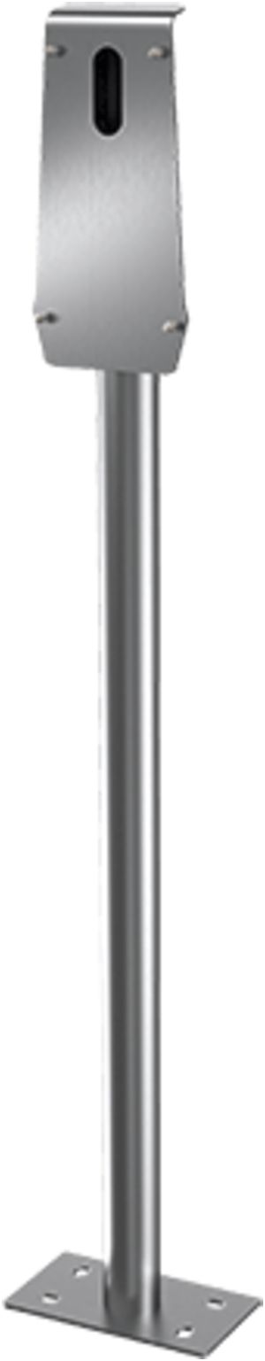 Edelstahlsäule Mennekes für 1×AMTRON® Compact Wallbox, 1280×168×89mm, 8kg