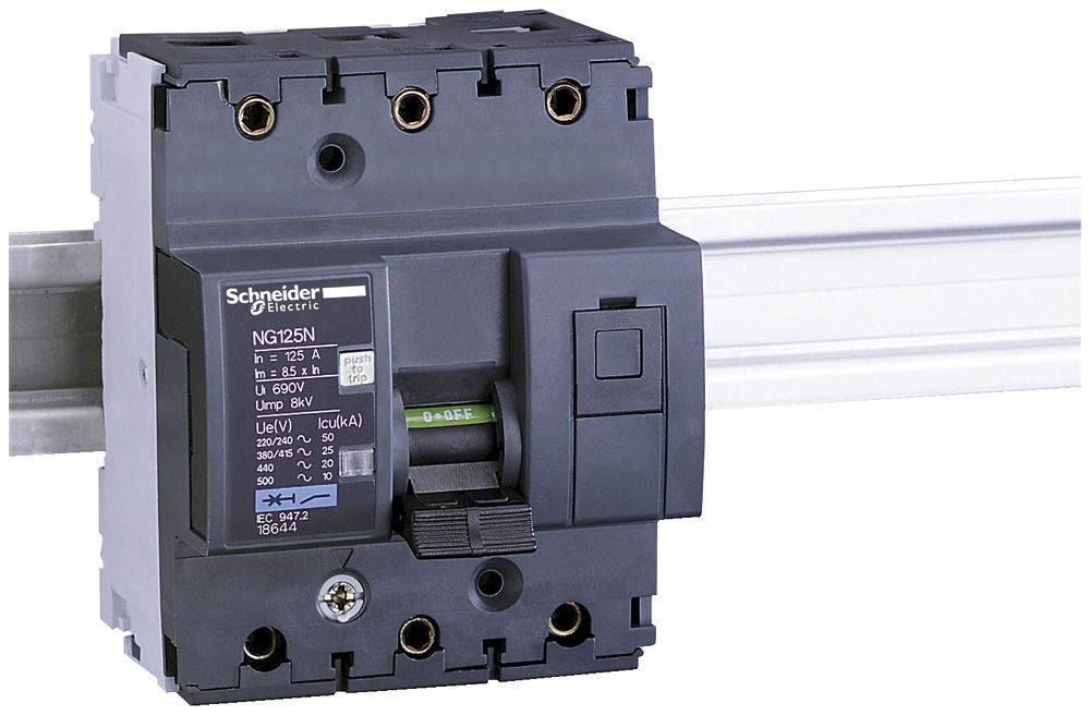 Disgiuntore Schneider Electric NG125N 3P 125A C