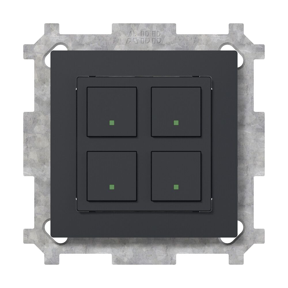 UP-Sensor/Dimmaktor 2/1×SIDUS free@home wireless, anthrazit