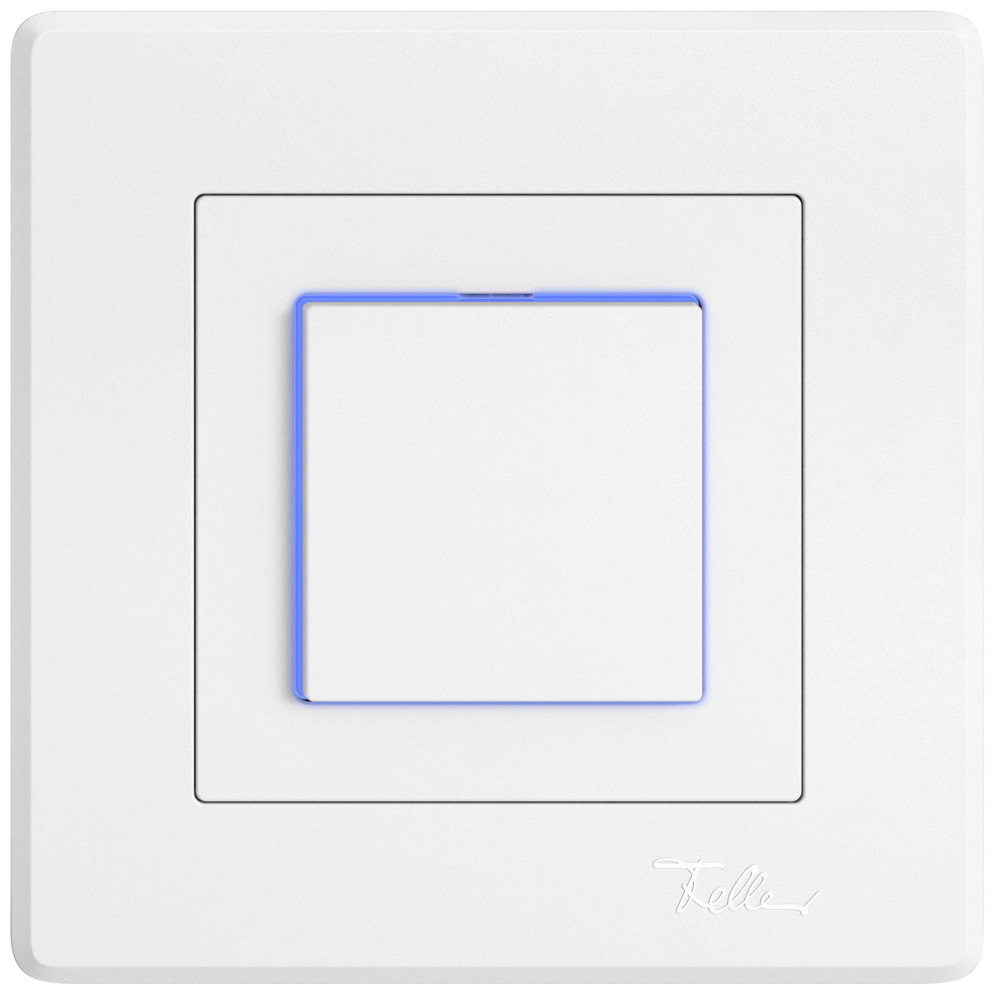 Poussoir ENC EDIZIO.liv SNAPFIX® ARK/1P lat.bleu bc