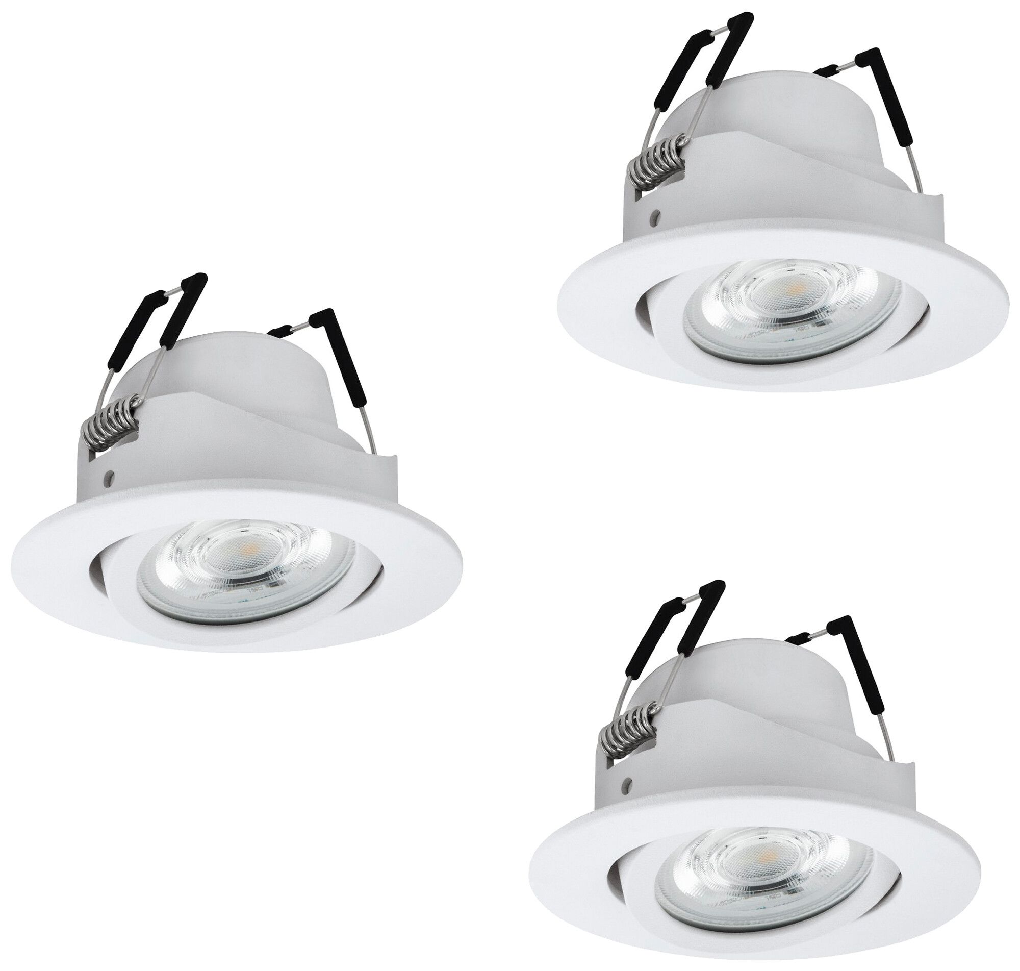 EB-Spot Eglo SALICETO-Z 1×4.7W 0…440lm 2700…6500K DIM Ø68mm weiss 3Stk