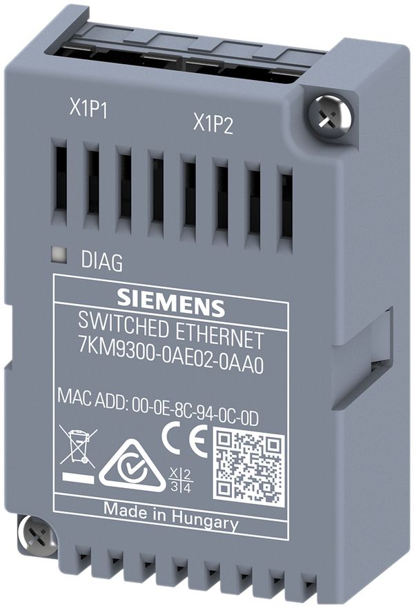 Modulo d.estensione Siemens SENTRON per PAC3200/4200, Switched Ethernet PROFINET