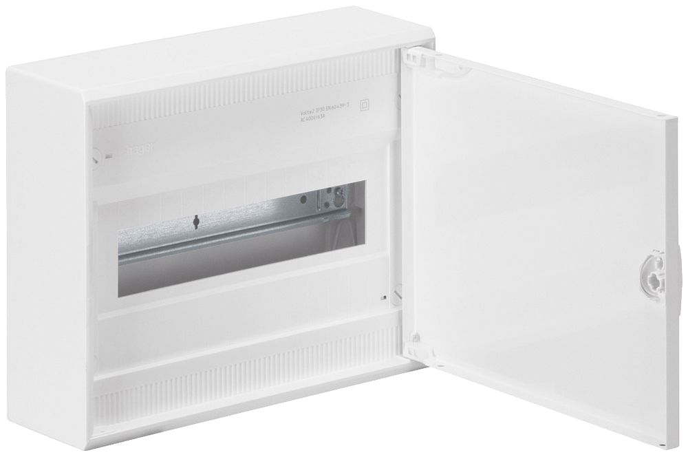 AP-Kleinverteiler Hager volta 1-reihig Tür IP30 305×245×96.5mm