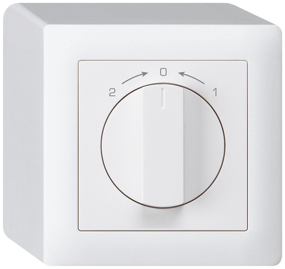 AP-Schwenktaster 1->0<-2 weiss kallysto mit Drehgriff