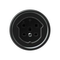 Steckdose origin 1×Typ 25 16A 230V 60×60mm schwarz