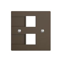 Kit di montaggio Krone per 2×RJ45 EDIZIOdue coffee vuoto