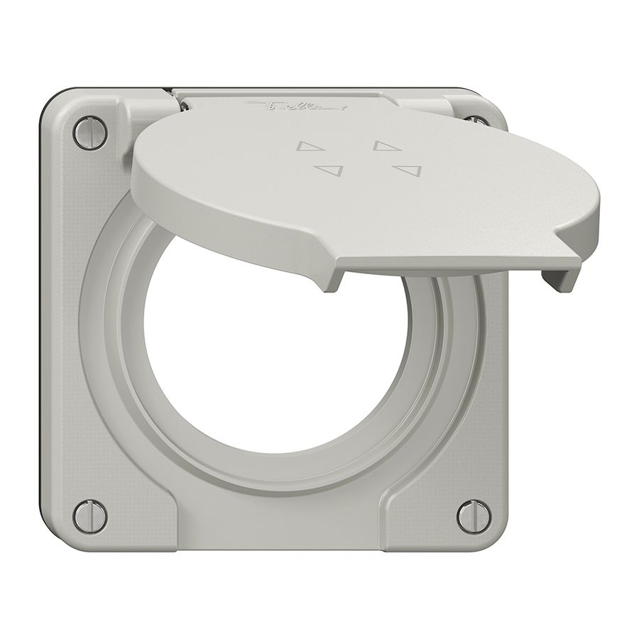 Coperchio c.coperchio ribalt.NEVO Ø53mm p.interruttore tappa.4t grc (guarn.ne)