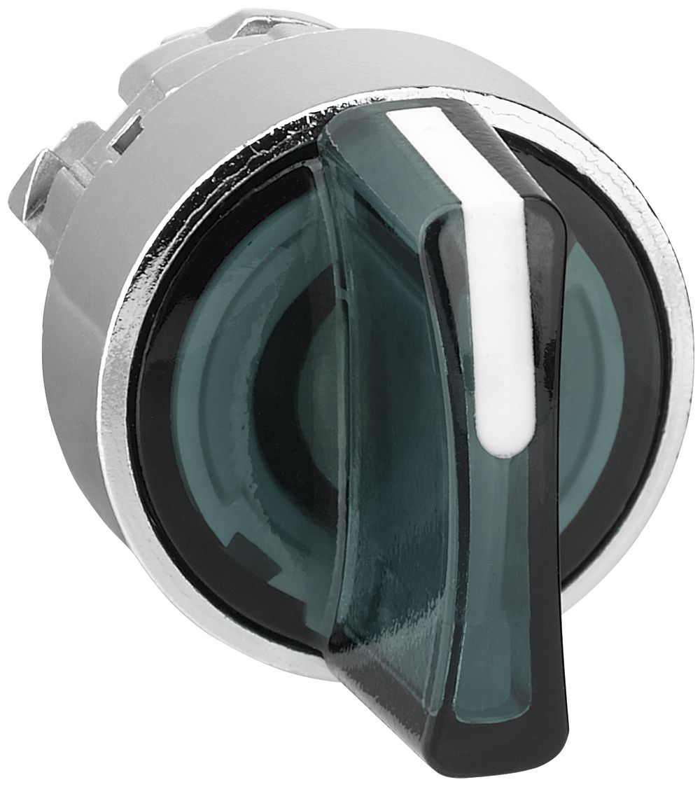 Manette rotative lumineuse Schneider Electric vert