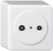 AP-Antennendose basico TV-R 4dB 2GHz weiss