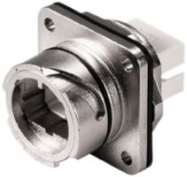 Flansch-Set Weidmüller V1 Bayonett Metall mit Einsatz SCRJ MM, POF